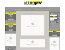 Tablet Screenshot of elektrojen.com